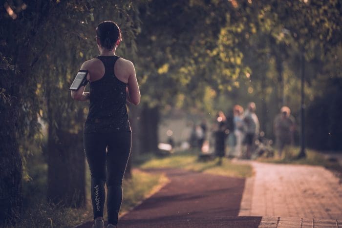 jogging and frequent urination
