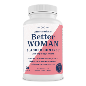BetterWOMAN Bladder Control Urinary Health Supplement for Women
